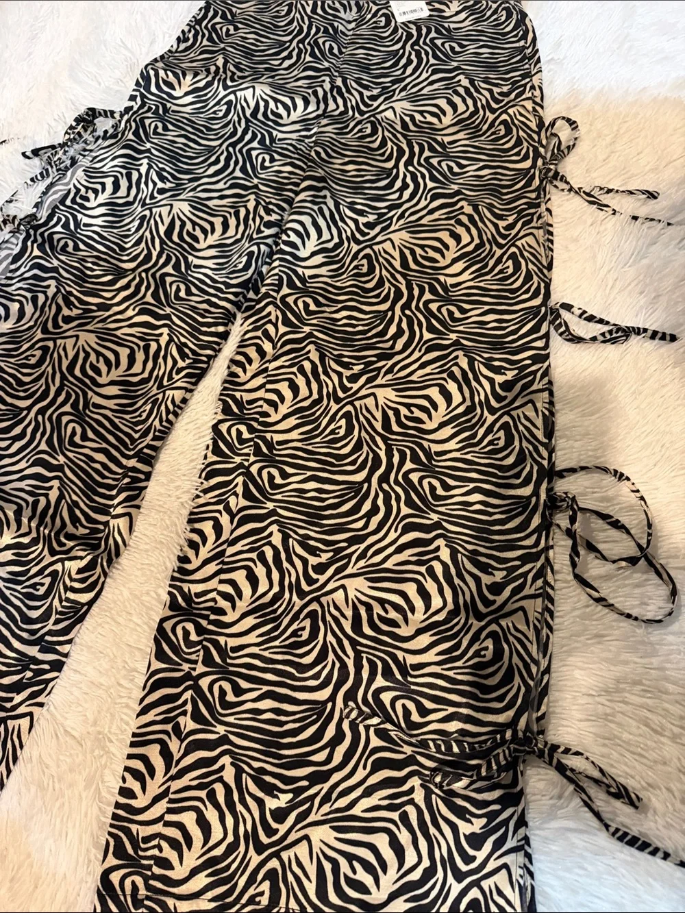 Free people FP x Nigel Preston side tie zebra pants